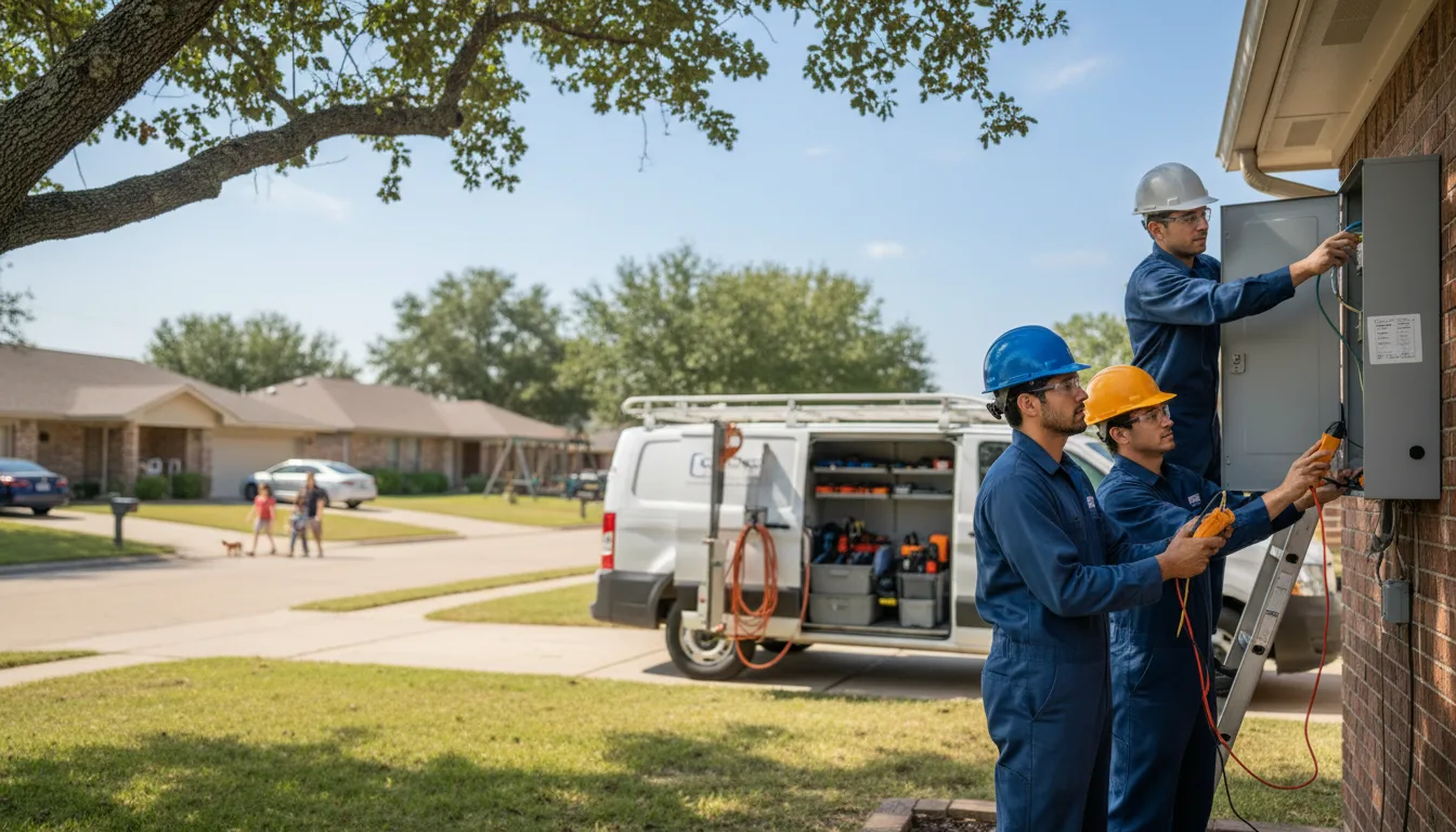 Certified electrician providing emergency electrical services in Racine, WI